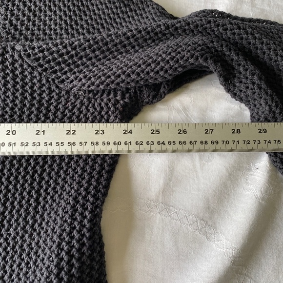 C.J. Banks by Christopher & Banks 3/4 Sleeve Open Knit Cardigan Top Size 2X - Picture 7 of 12